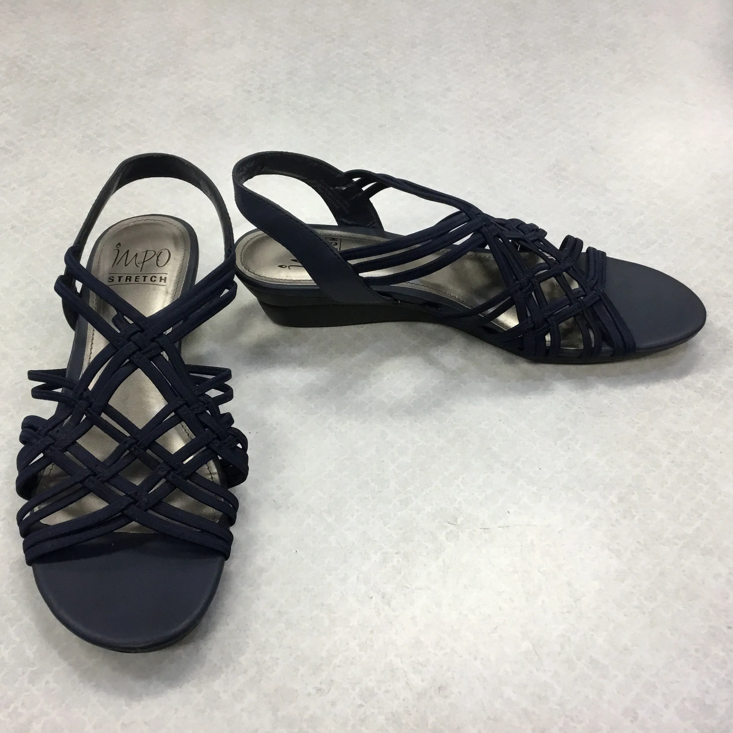Shoes Heels Kitten By Impo In Blue, Size: 7.5