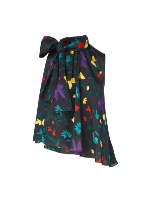 Silk Floral Top
