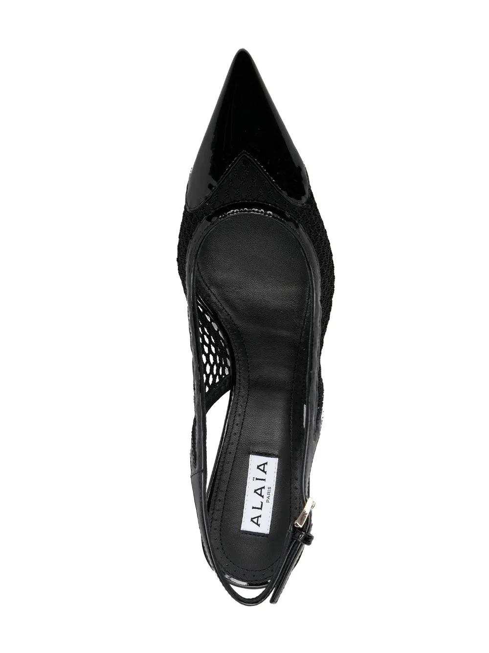 Slingback Mesh Pumps