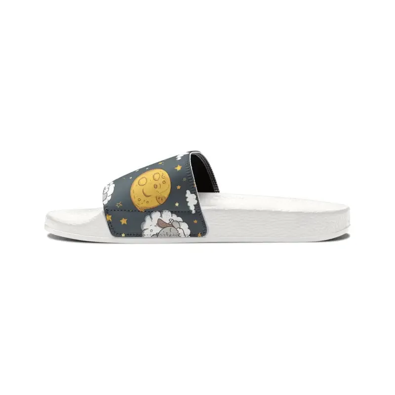 Space Youth Sandals with Printed Strap Surfaces