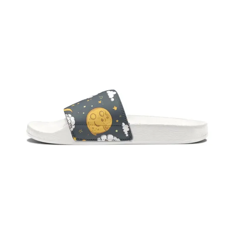 Space Youth Sandals with Printed Strap Surfaces