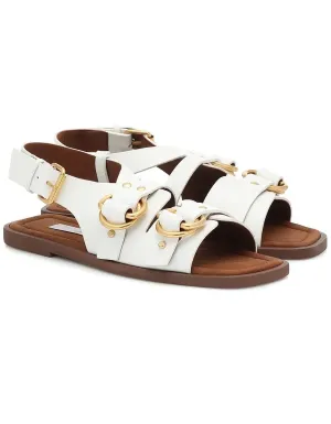 STELLA MCCARTNEY FAUX LEATHER SLINGBACK SANDALS