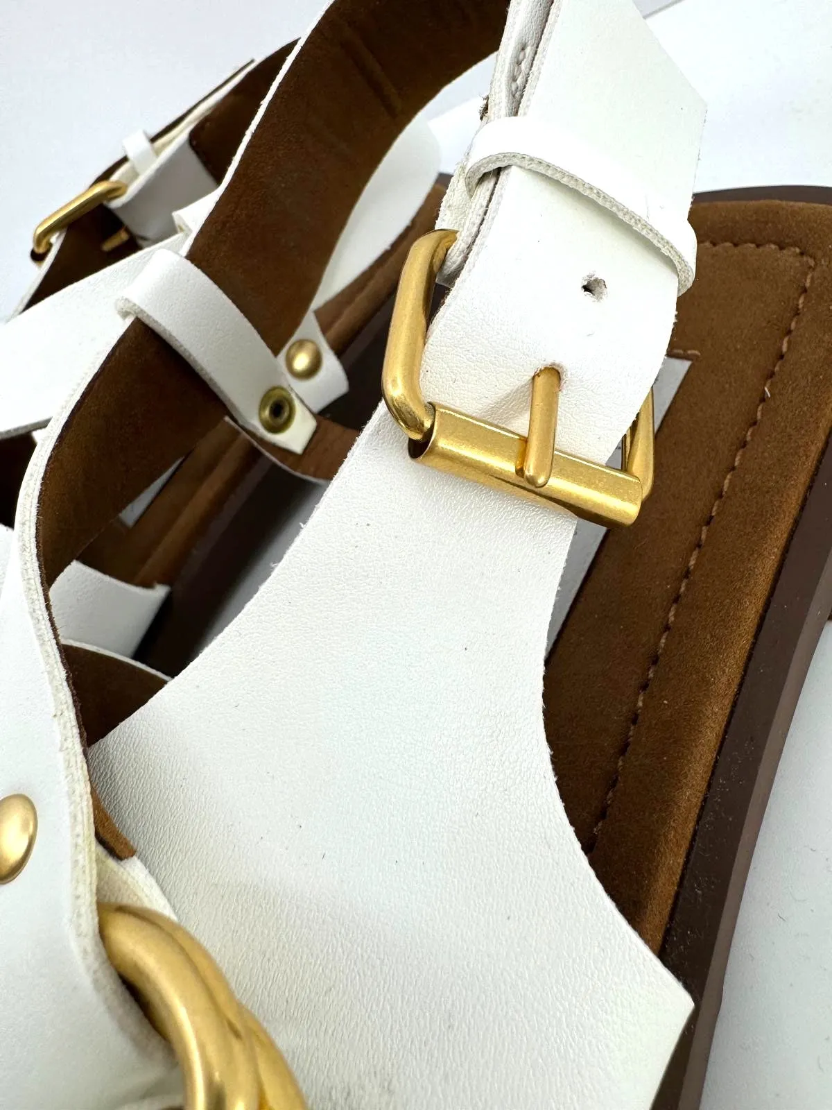 STELLA MCCARTNEY FAUX LEATHER SLINGBACK SANDALS