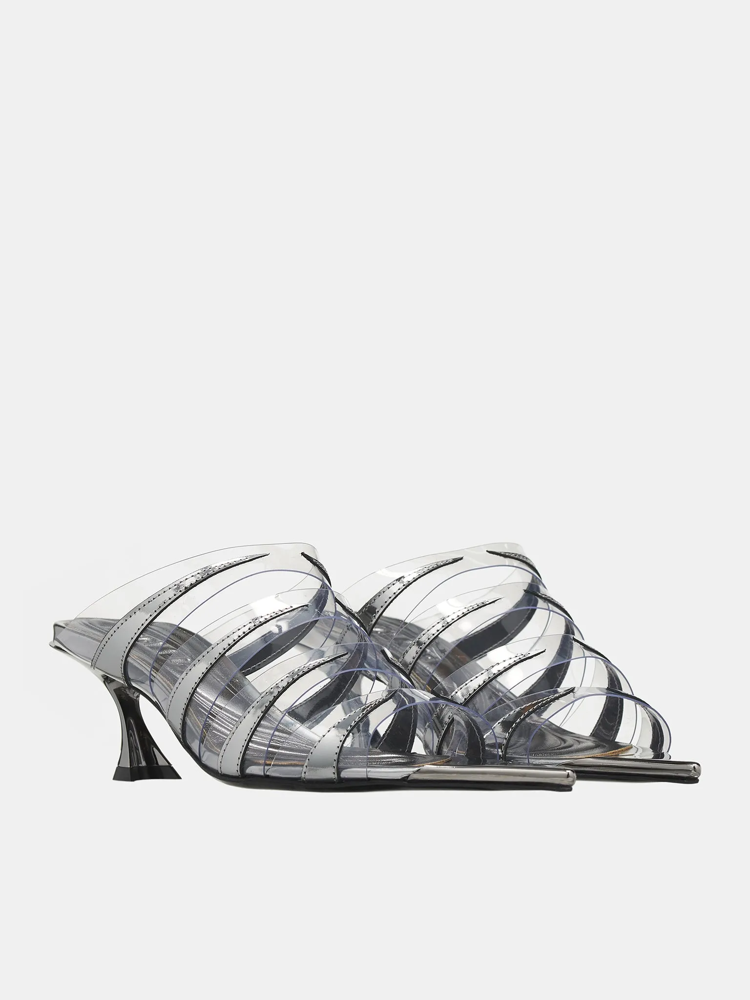 Strap Mules (25SC028-CPO56-GUNMETAL)