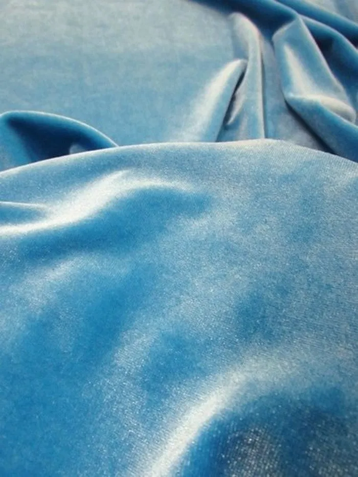 Stretch Velvet Velour Spandex 360 Grams Costume Fabric / Pink / Sold By The Yard