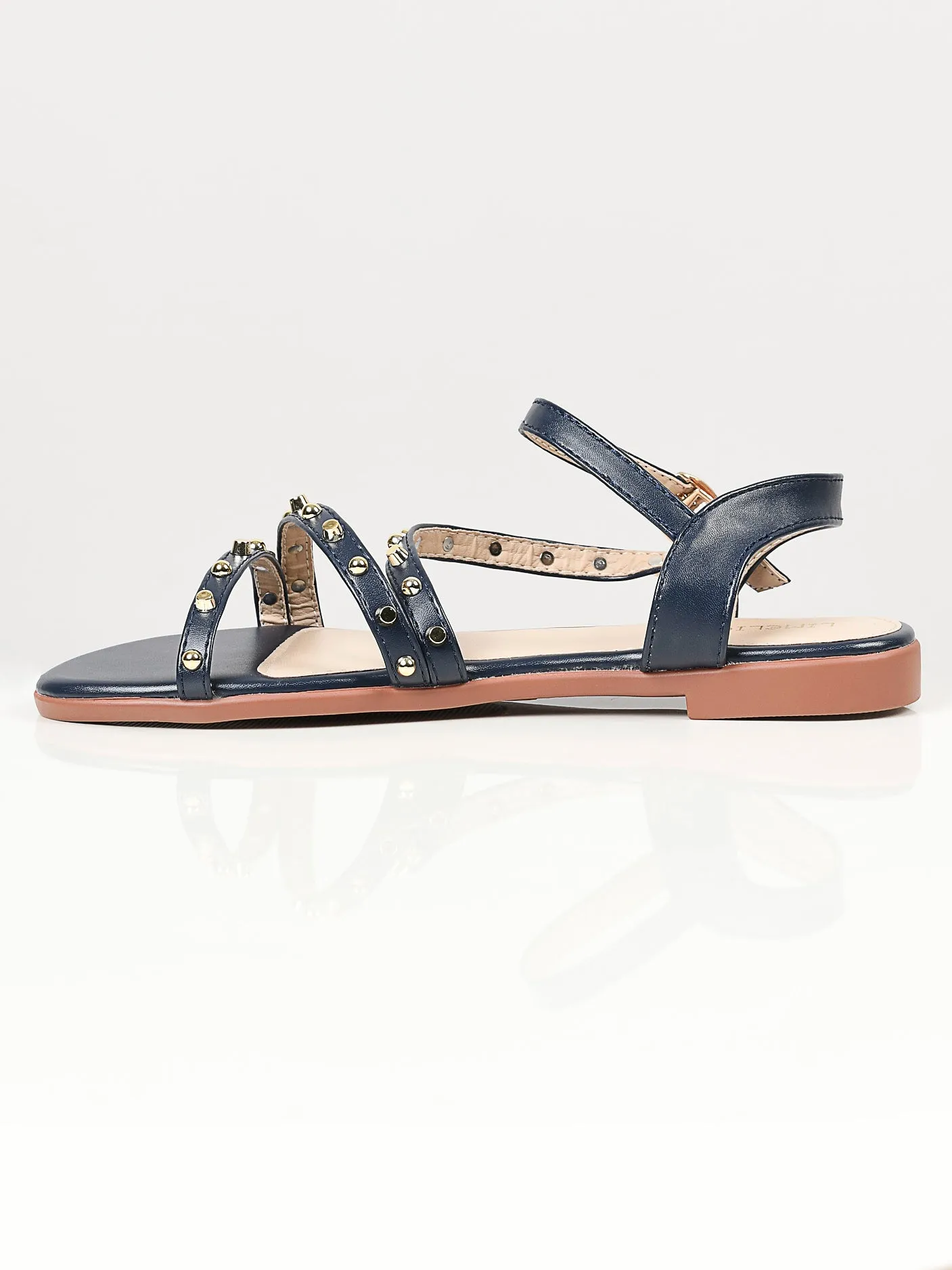 Studded Sandals - Blue