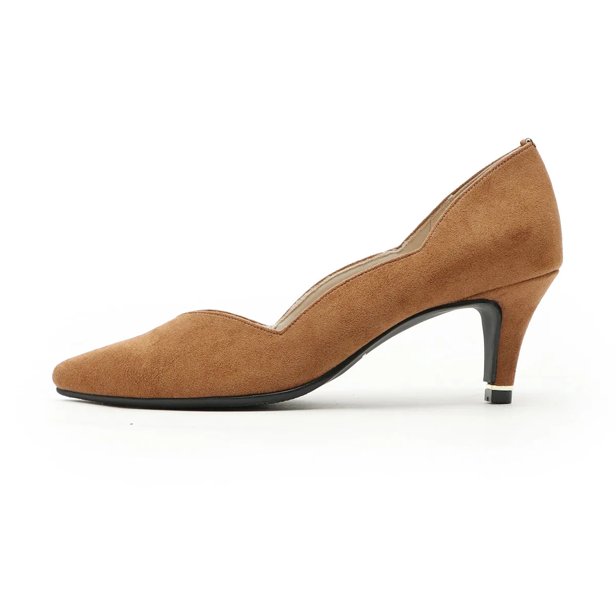 Tamaki Light Brown kitten Heels