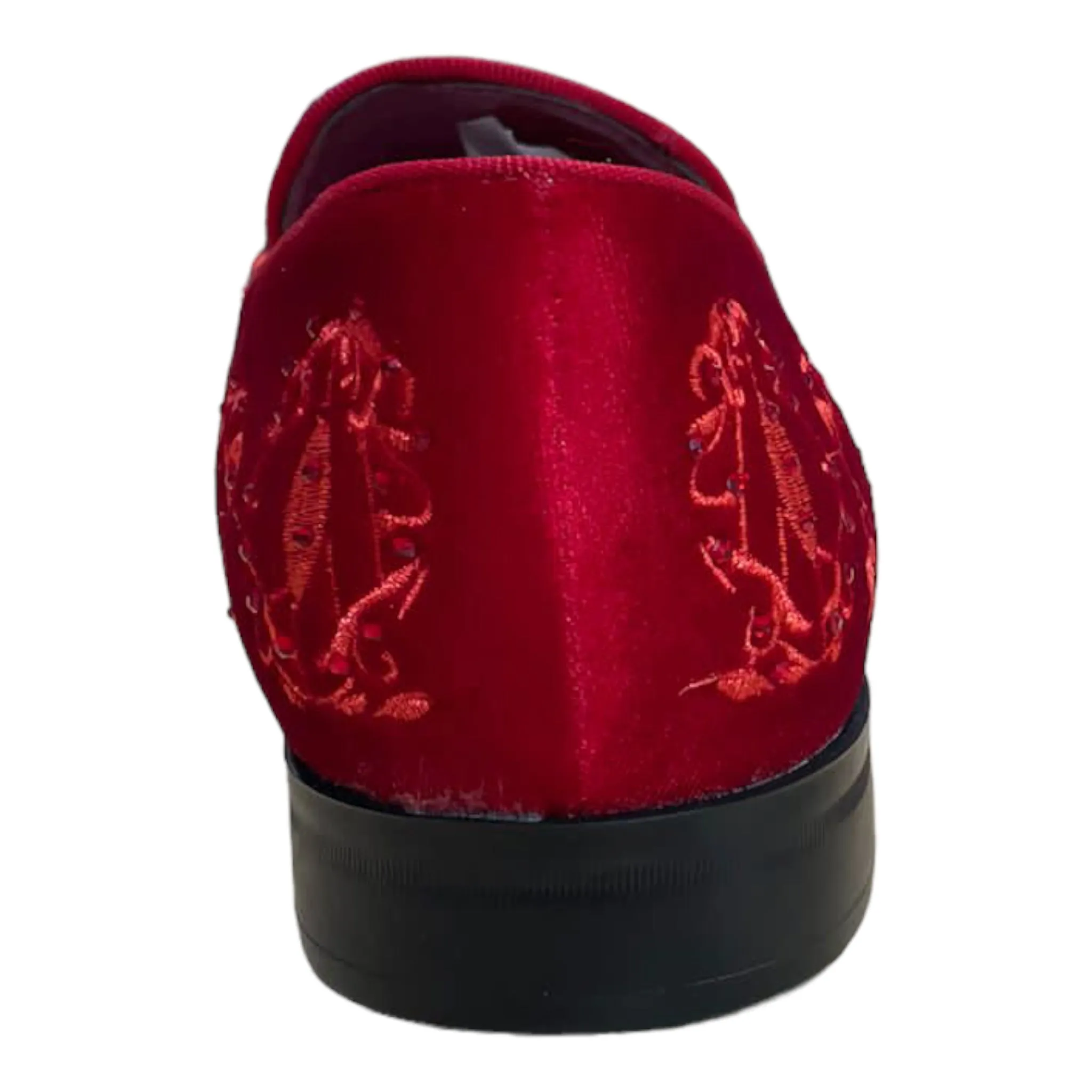 TERRONI: Velvet Embroidered Loafer S44
