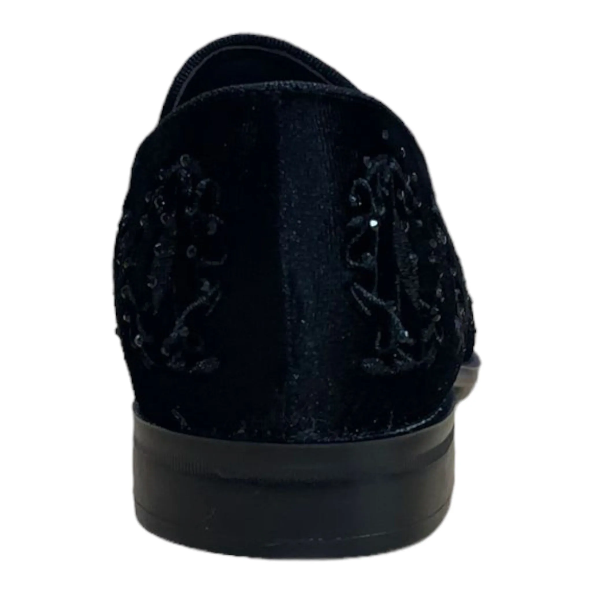 TERRONI: Velvet Embroidered Loafer S44