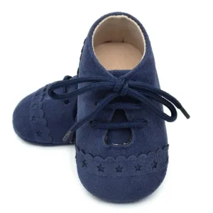 Unisex mock suede moccasins - Indigo