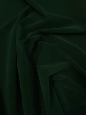 Upholstery Grade Solid Flocking Velvet Fabric / Green / Sold By The Yard