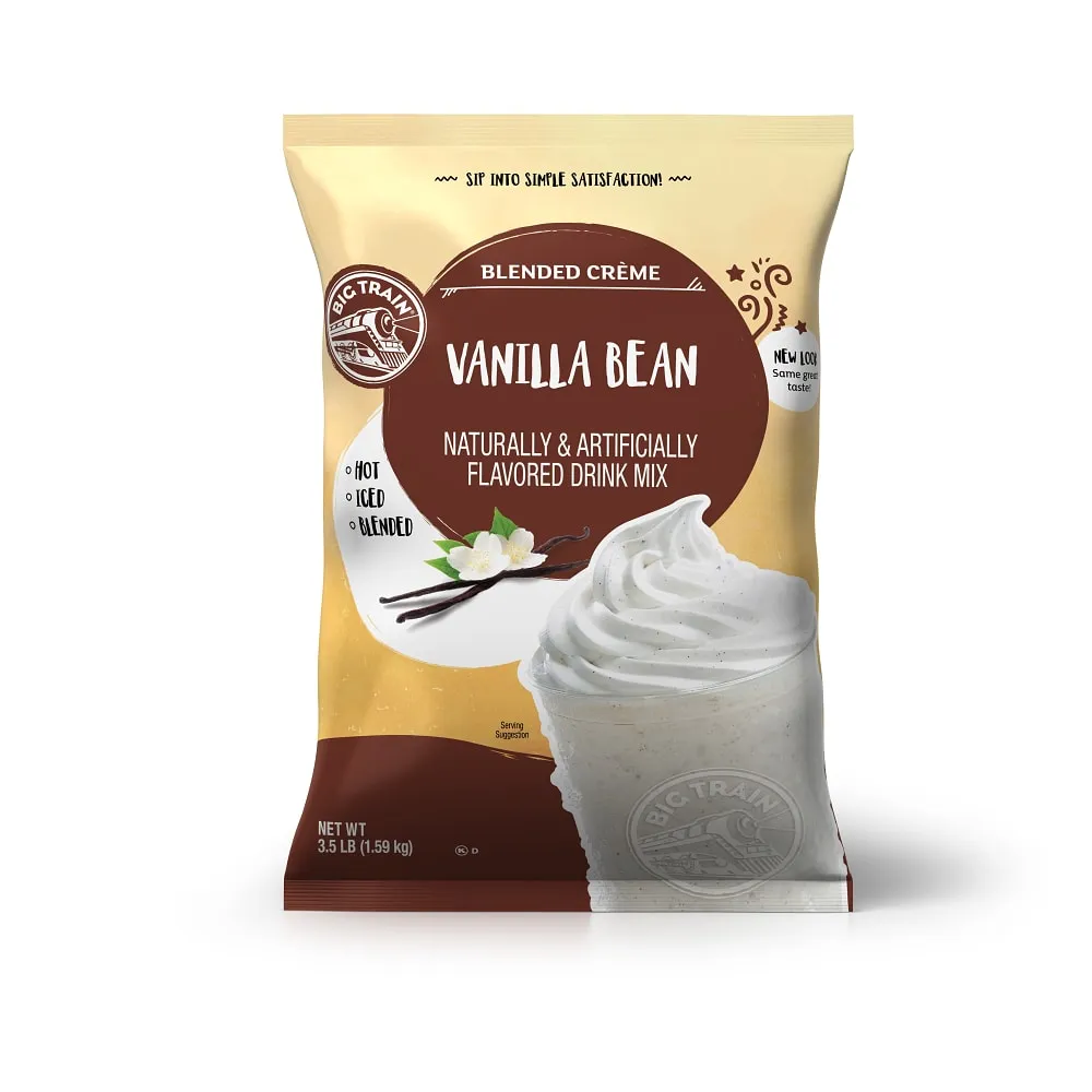 Vanilla Bean Blended Crème Beverage Mix - 5 x 3.5lb Bags