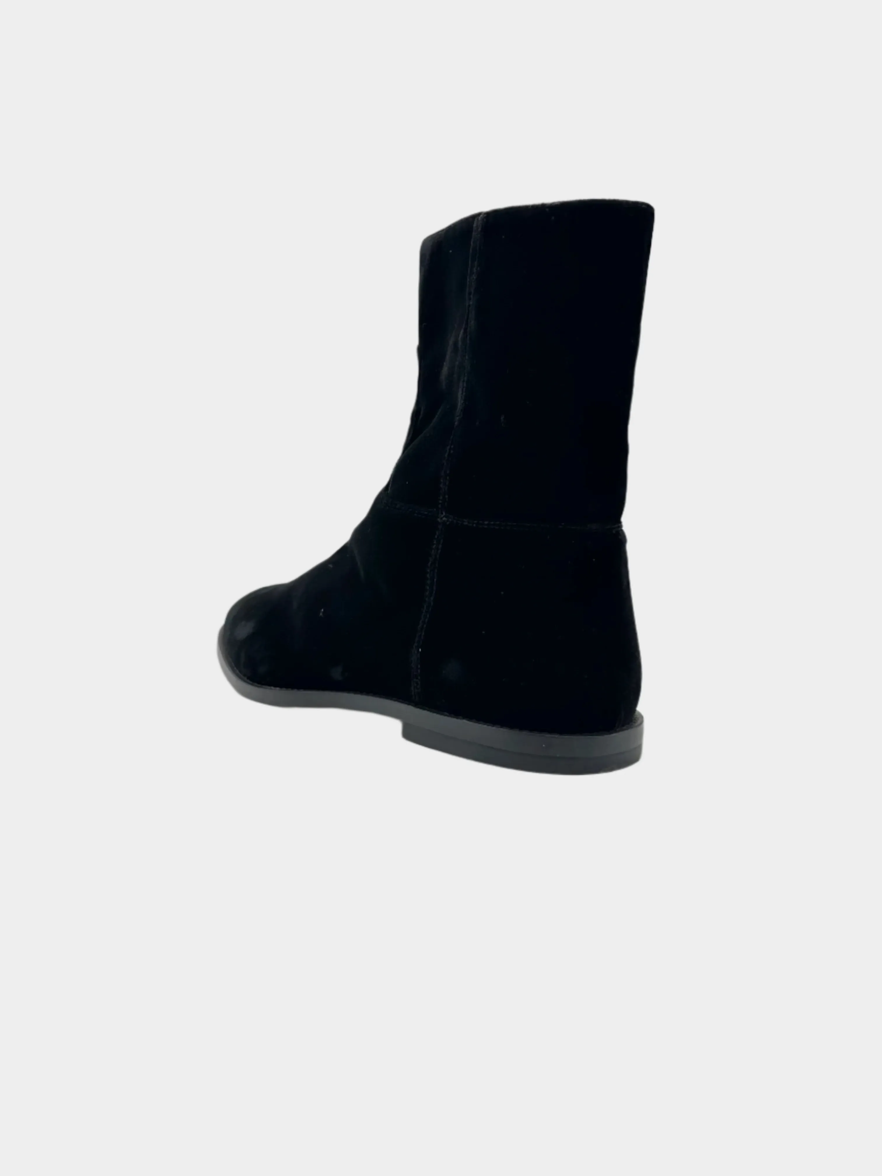 Velvet Ankle Boots