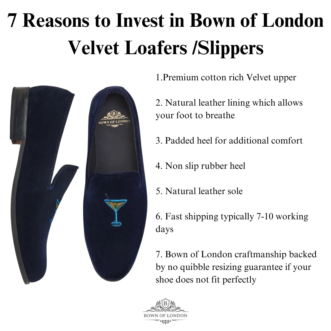 Velvet Loafer/Slipper Shoe - Fox and Hound