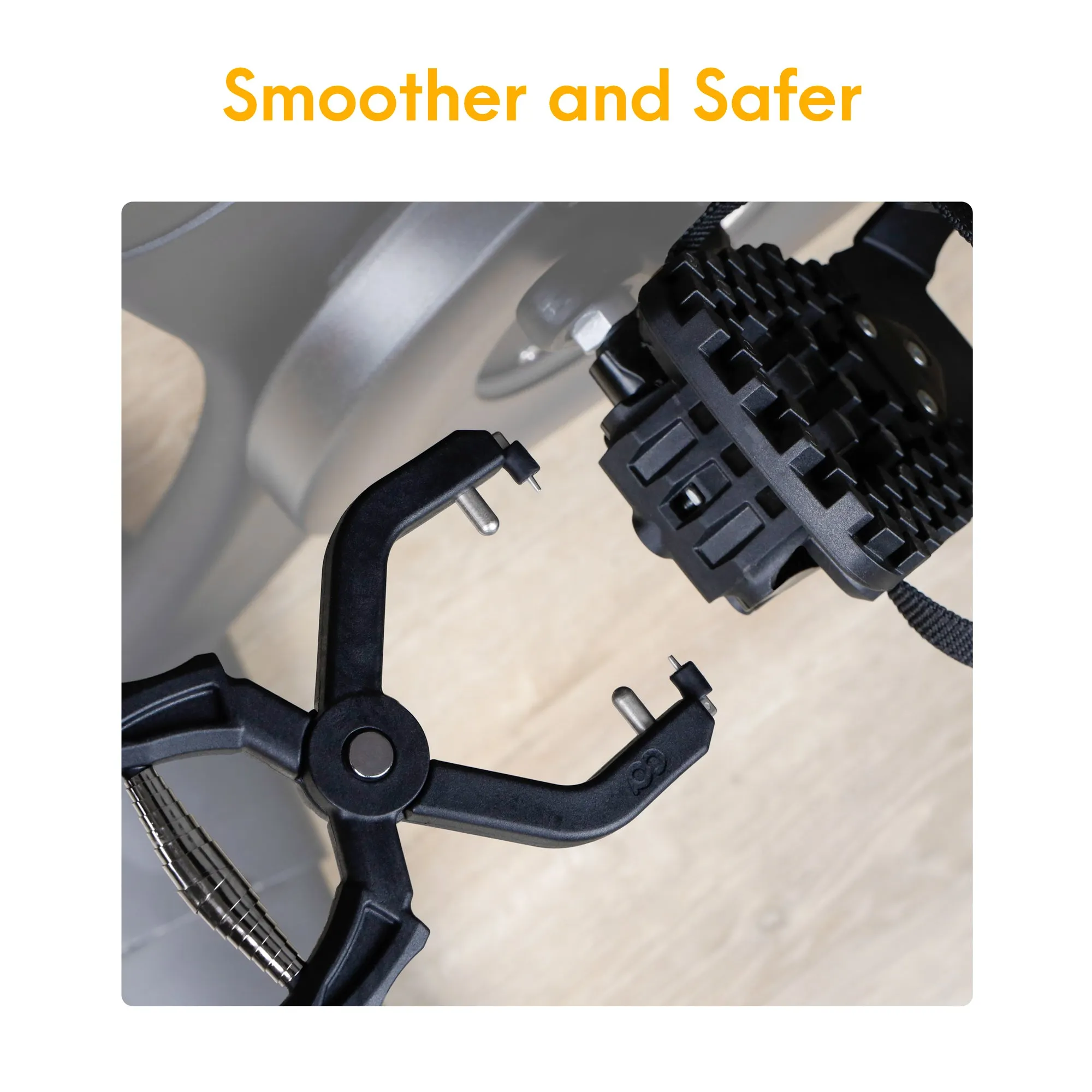 Venzo Bike Bicycle Toe Clips Cage Indoor Exercise Bike Pedal Adapters - Compatible with Peloton Bike Pedal, Convert Look Delta Pedals to Toe Clip Straps Ride with Sneakers - SPD Adapters ONLY