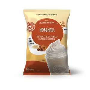 Vivaz Horchata Blended Crème Beverage Mix - 5 x 3.5lb Bags