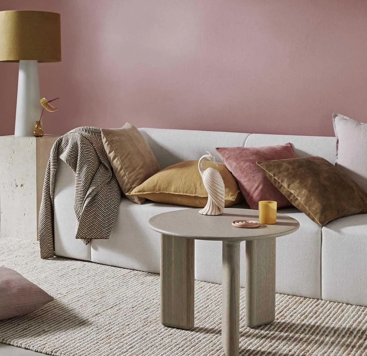Weave Ava Cushion - Burnish CAV91BURN