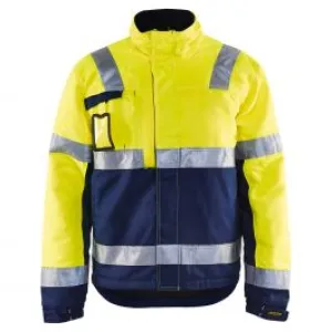Winter&#x20;Jacket&#x20;4862&#x20;High&#x20;Vis&#x20;Geel&#x2F;Marineblauw&#x20;-&#x20;Bl&#xE5;kl&#xE4;der