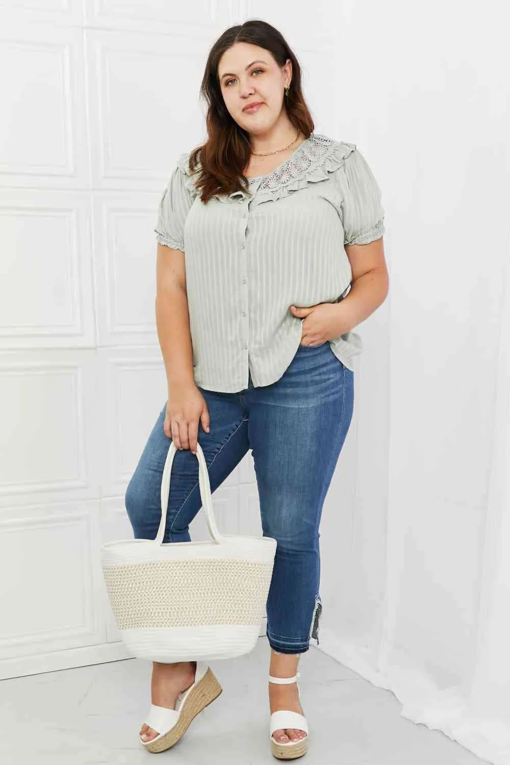 Women's HEYSON Sweet Talk Full Size Short Sleeve Top