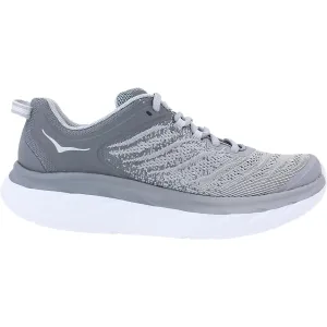 Women's Hoka One One Akasa Frost Grey/Silver Sconce Mesh