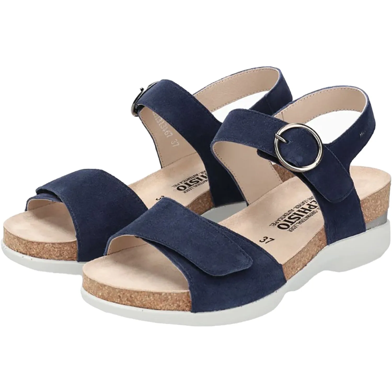 Women's Mephisto Oriana Midnight Blue Velvet Leather