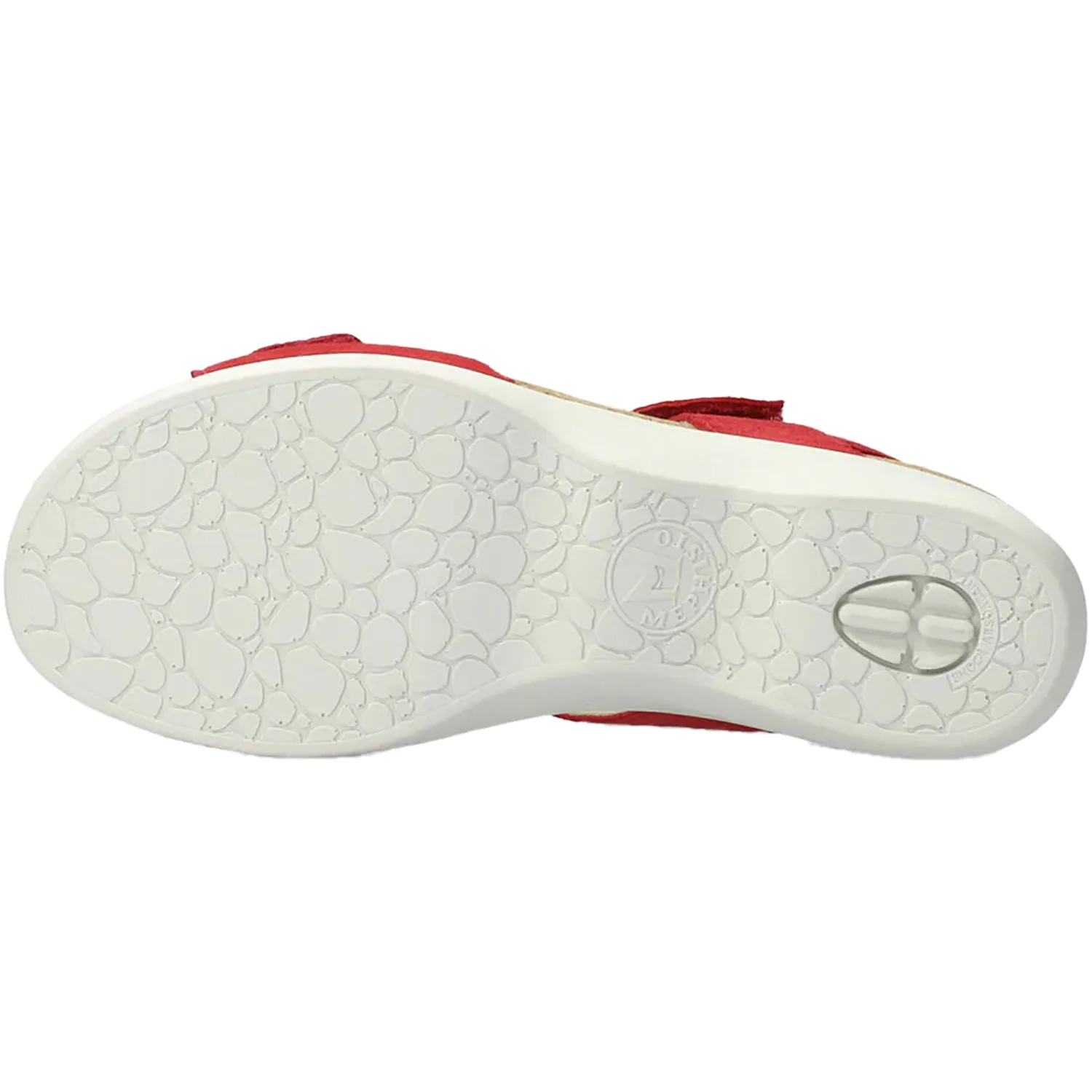Women's Mephisto Oriana Scarlet Red Velvet Leather