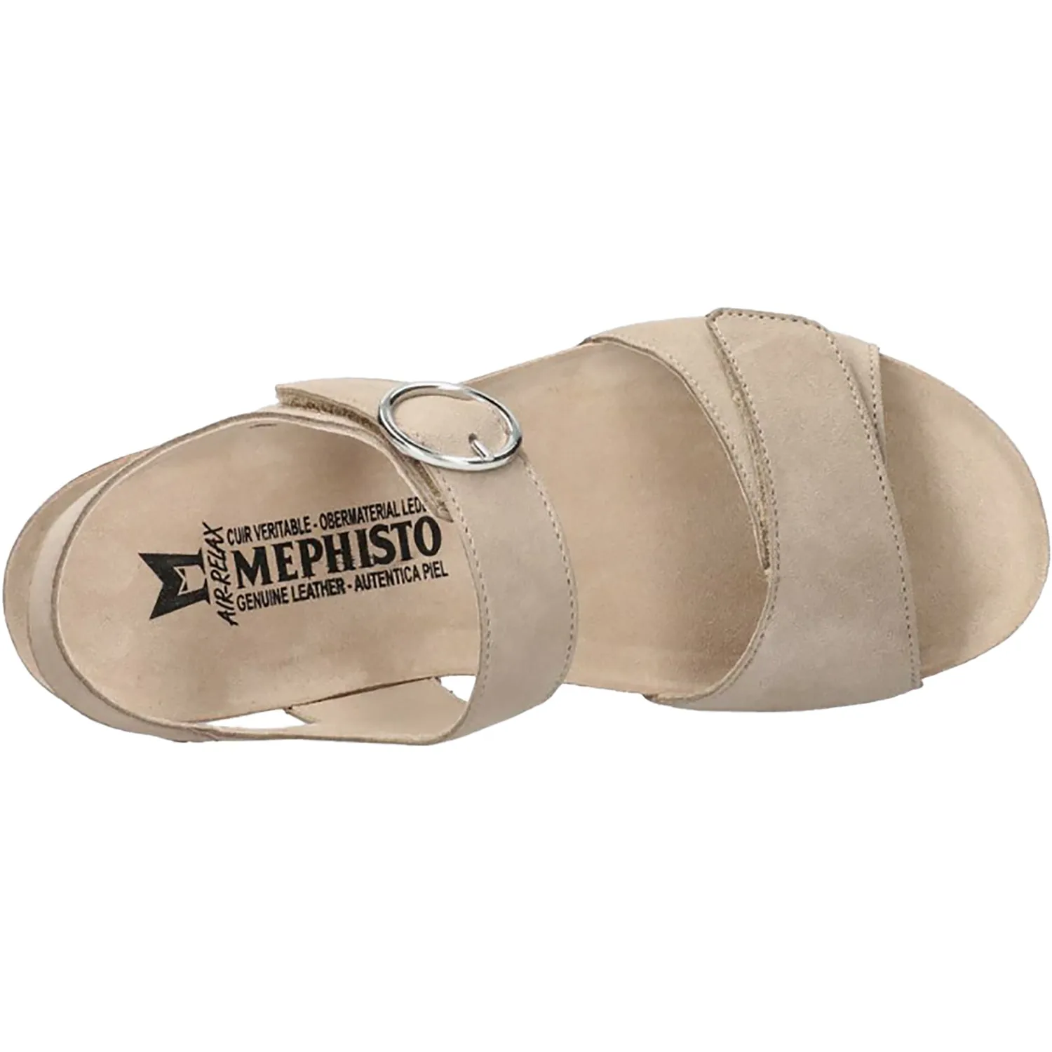 Women's Mephisto Oriana Warm Grey Velvet Leather