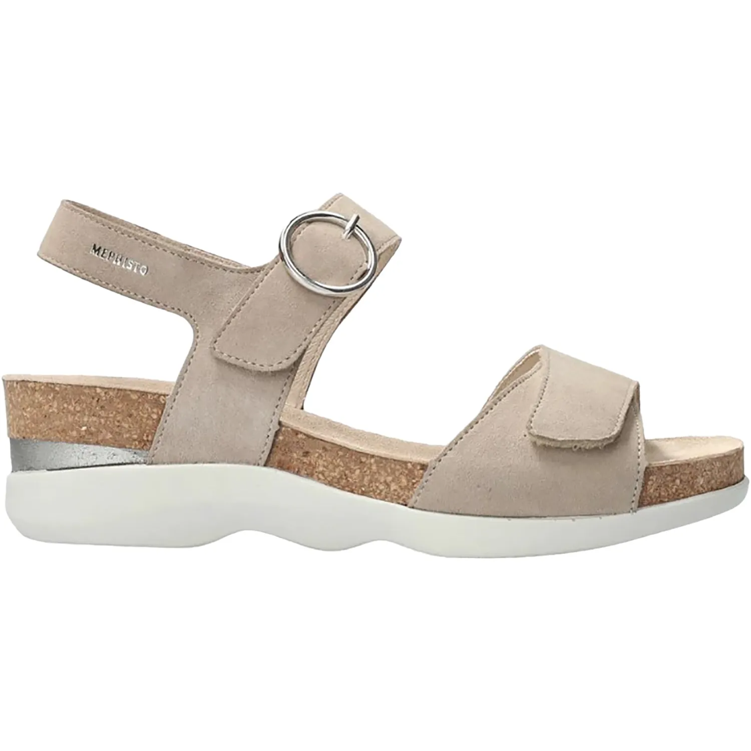 Women's Mephisto Oriana Warm Grey Velvet Leather