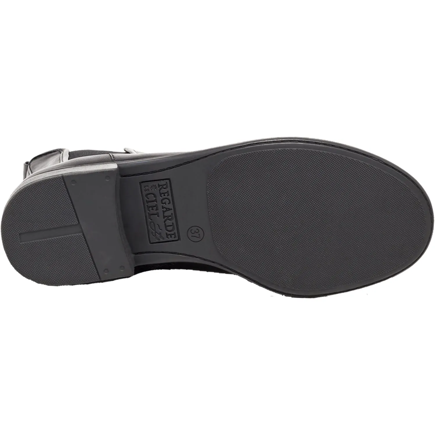 Women's Regarde Le Ciel Roxana-38 Black Leather