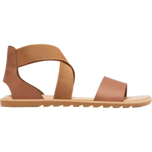 Women's Sorel Ella II Sandal Velvet Tan Leather
