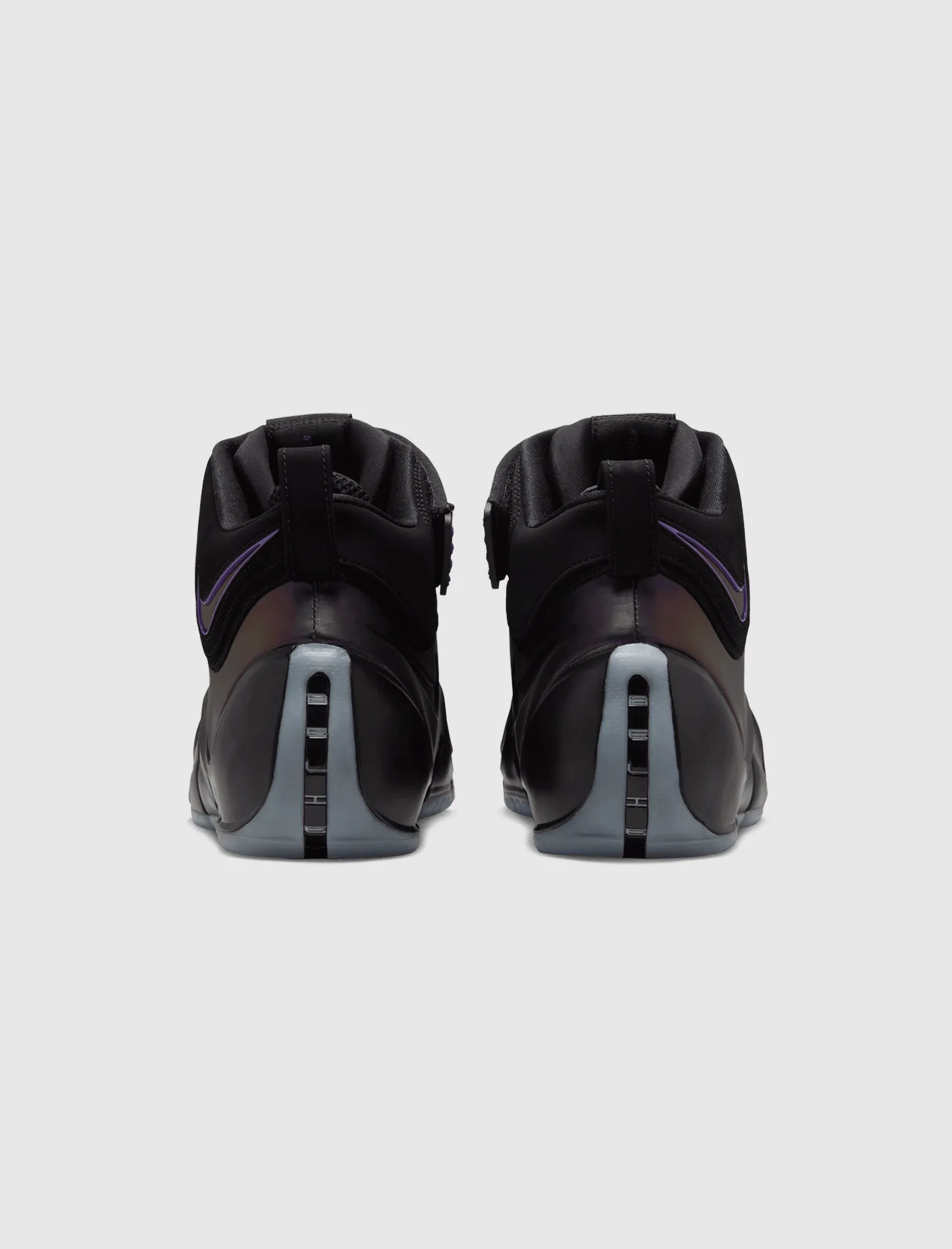 ZOOM LEBRON IV "BLACK/VARSITY PURPLE-BLUE TINT"