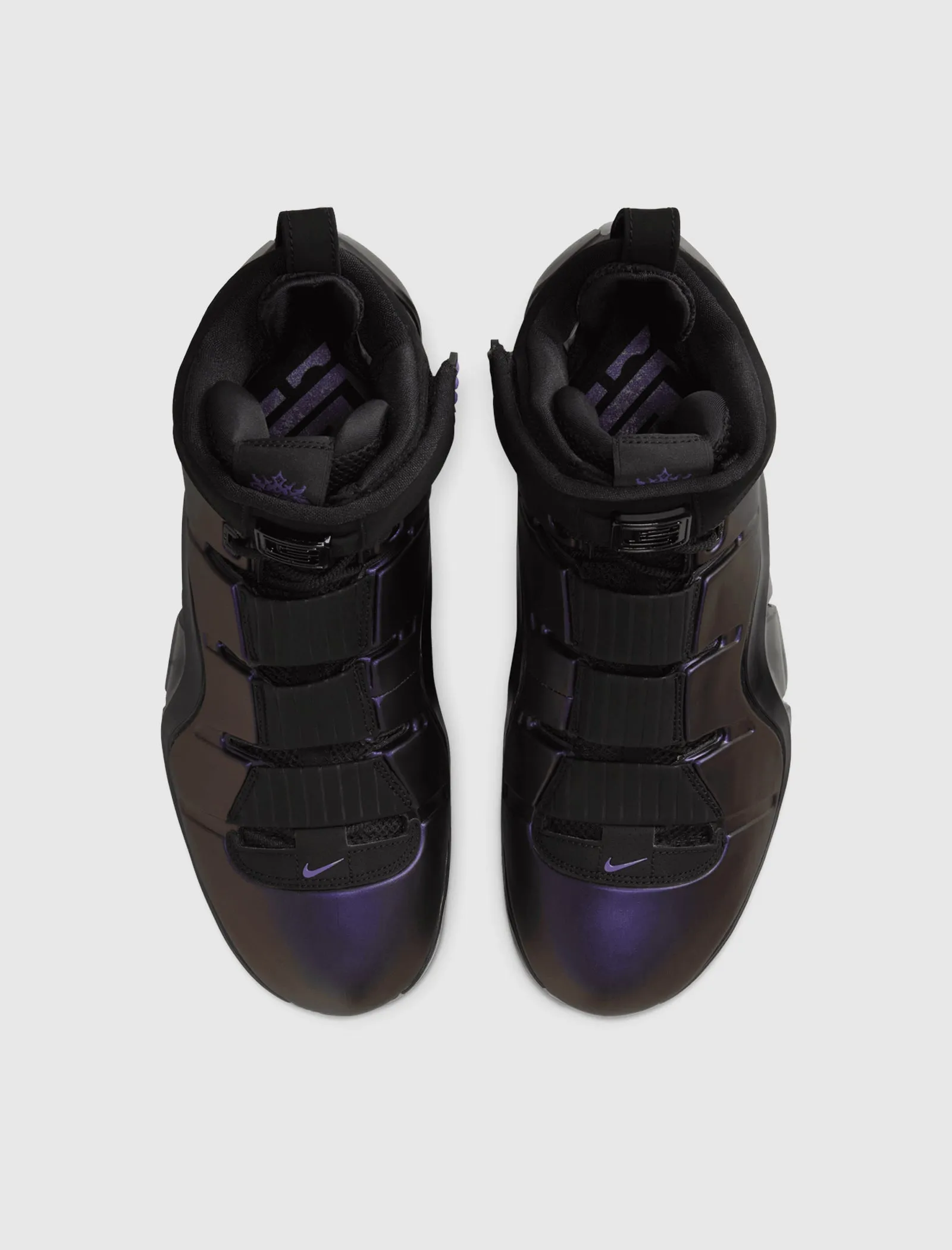 ZOOM LEBRON IV "BLACK/VARSITY PURPLE-BLUE TINT"